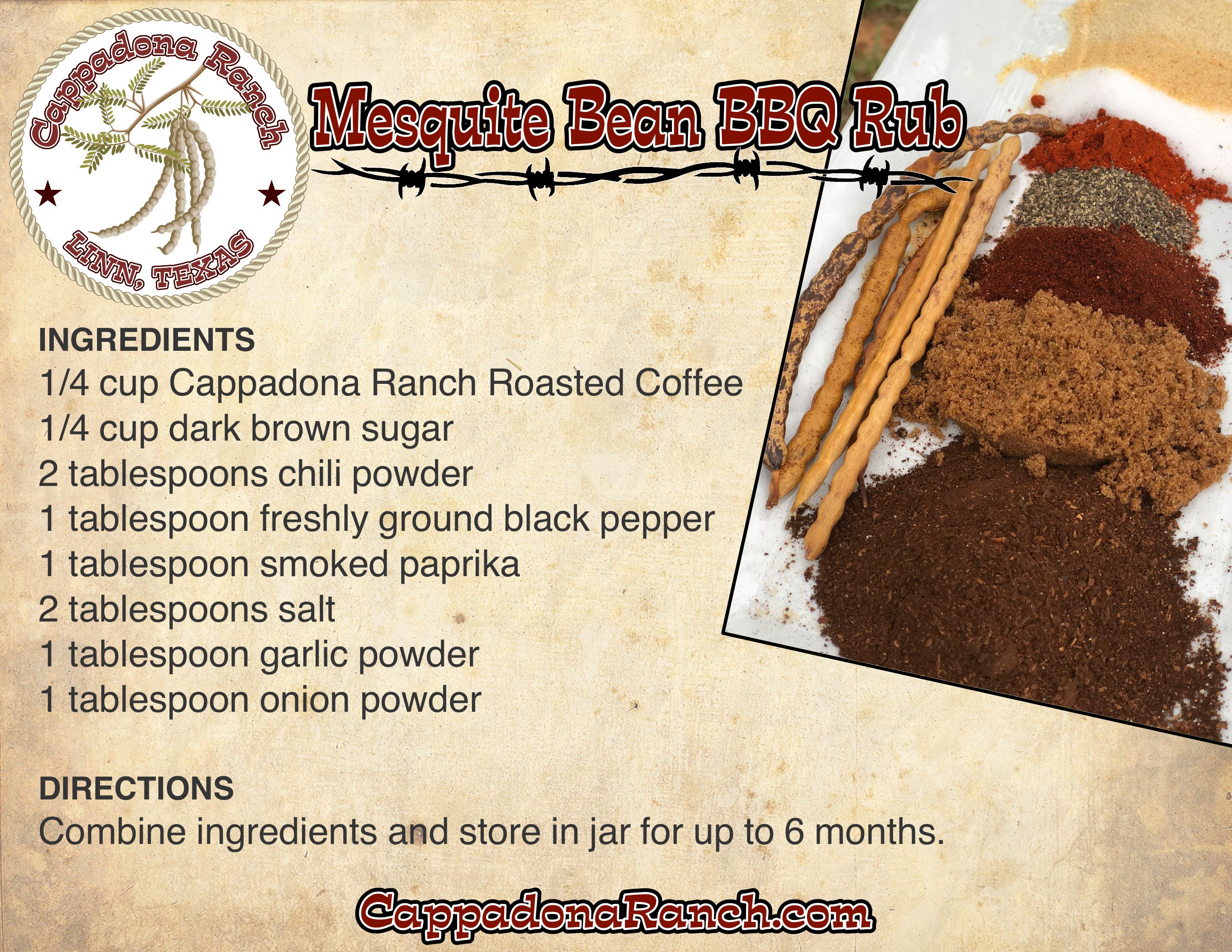 Mesquite Bean BBQ Rub