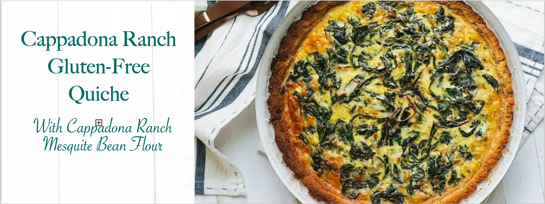 Cappadona Ranch Gluten-Free Quiche