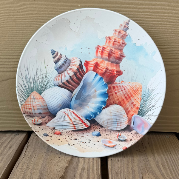 Spiral Shell Dinner Plate – Gulf Coast Collection