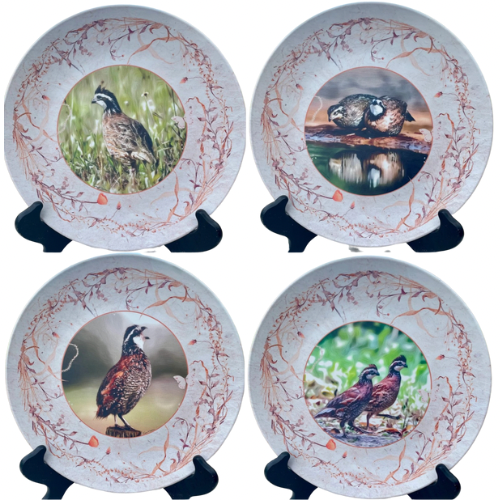 Quail Trails of Texas Plate Set