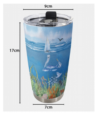 "Gulf Reflections"-Tumbler