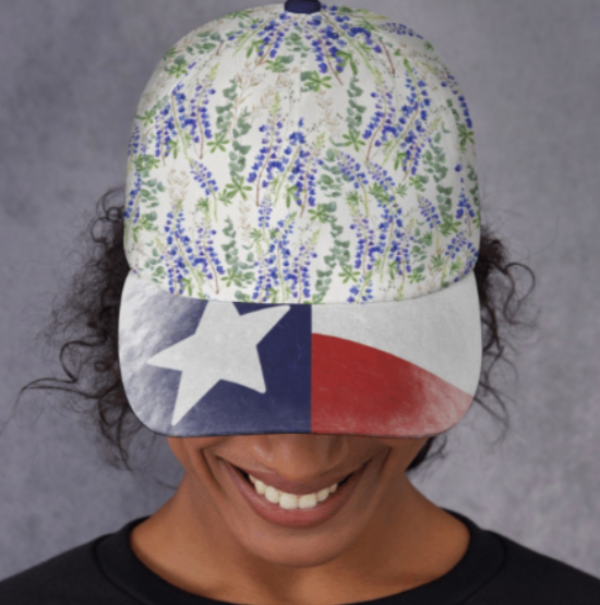 "South Texas Blooms" with TX Flag-Cap