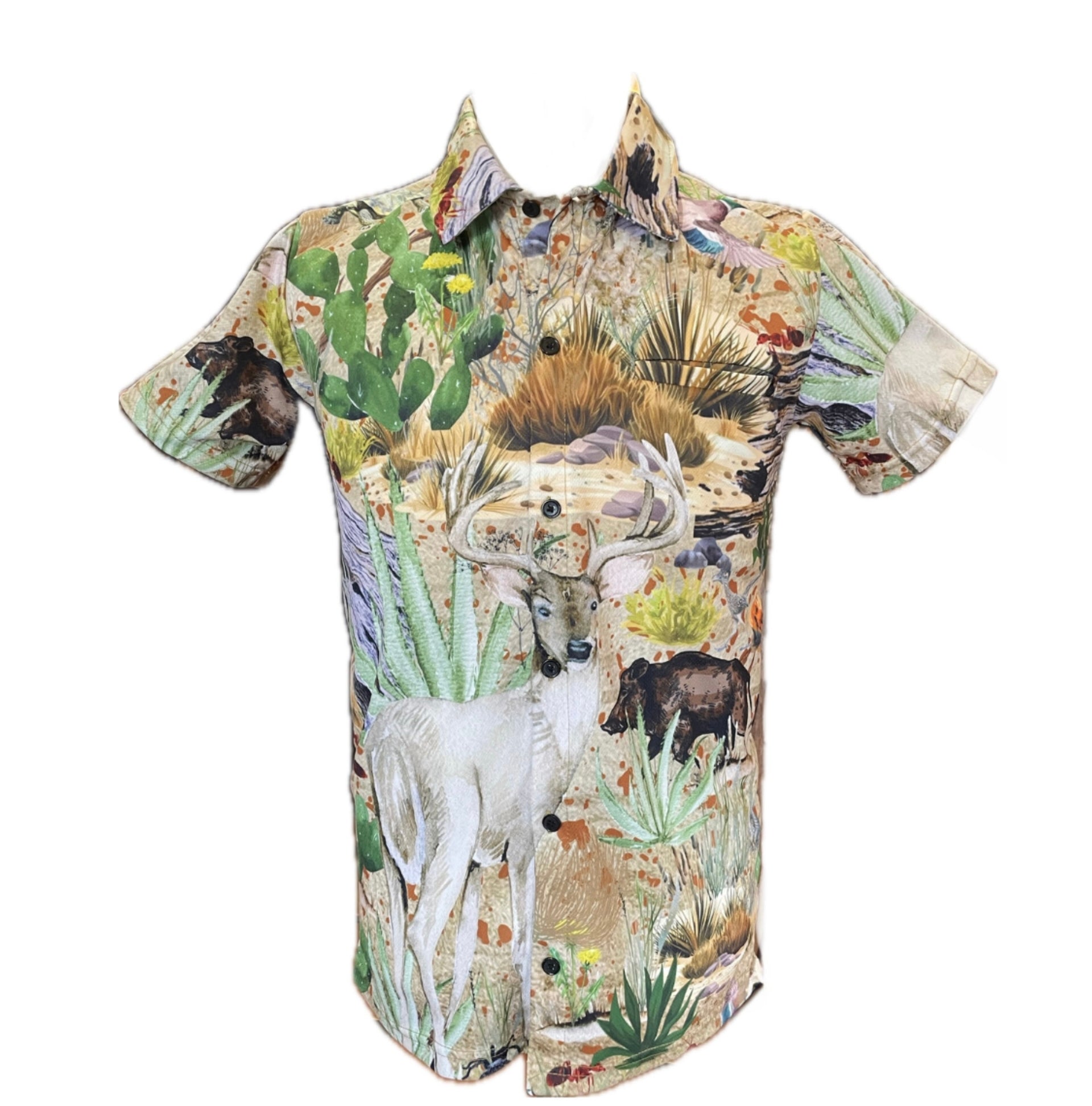 "RIO COUNTRY CAMO"- Full Button Down Performance Shirt