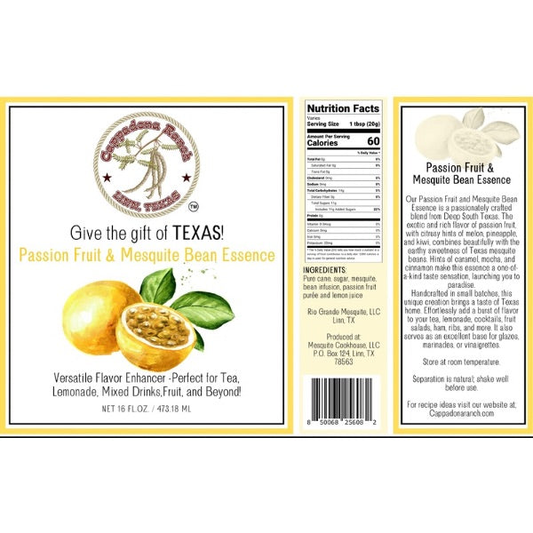Passion Fruits & Mesquite Bean Essence