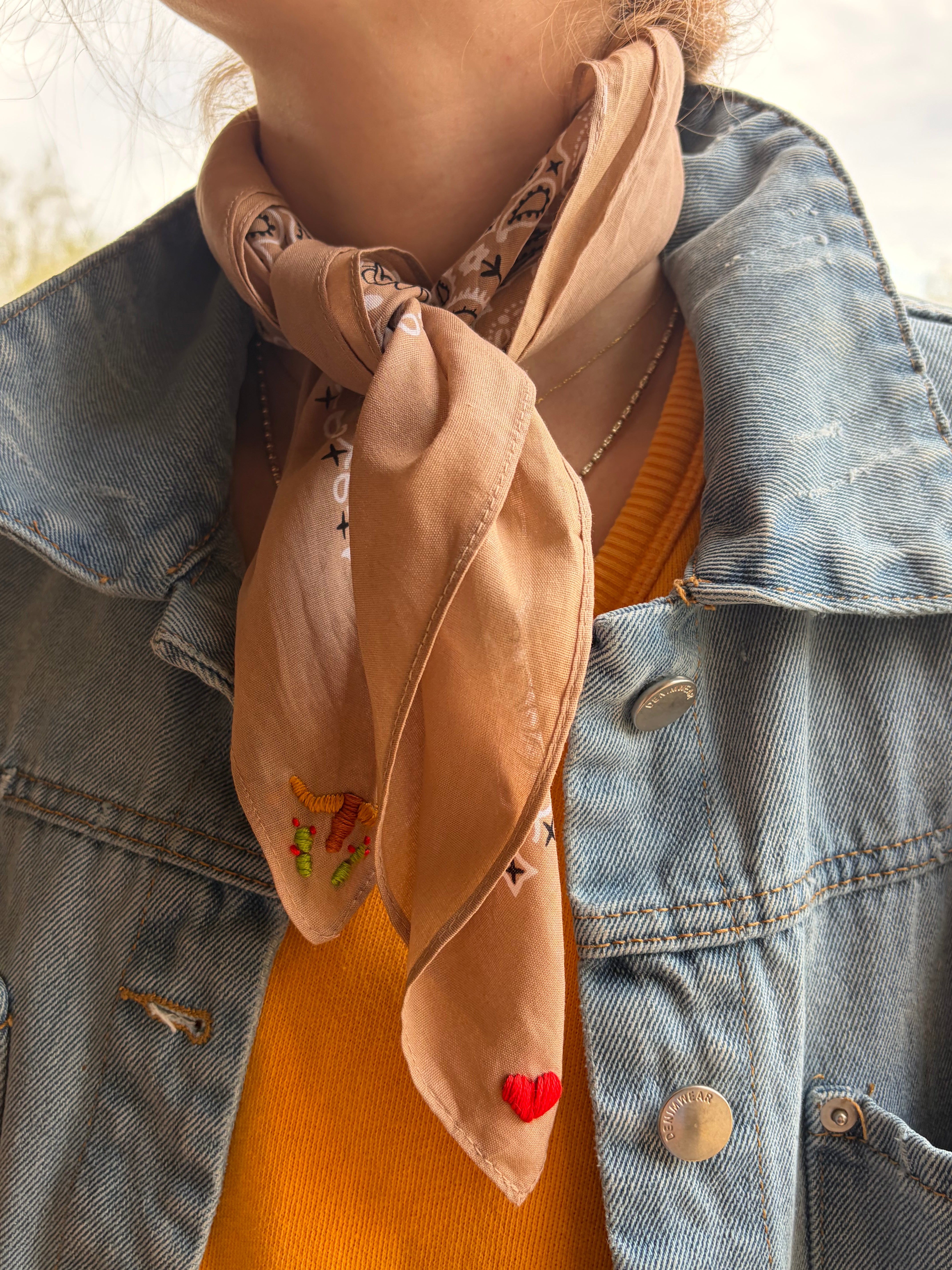 Cattle Country Heart Bandana - Cappadona Ranch