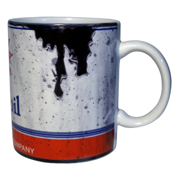 Mobiloil Motor Oil Can 11 oz. Coffee Mug