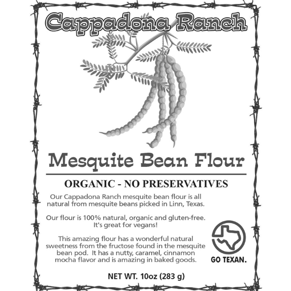 5 lbs of Mesquite Bean Flour – Naturally Sweet, Gluten-Free, High-Fiber, Superfood from TEXAS - Retail