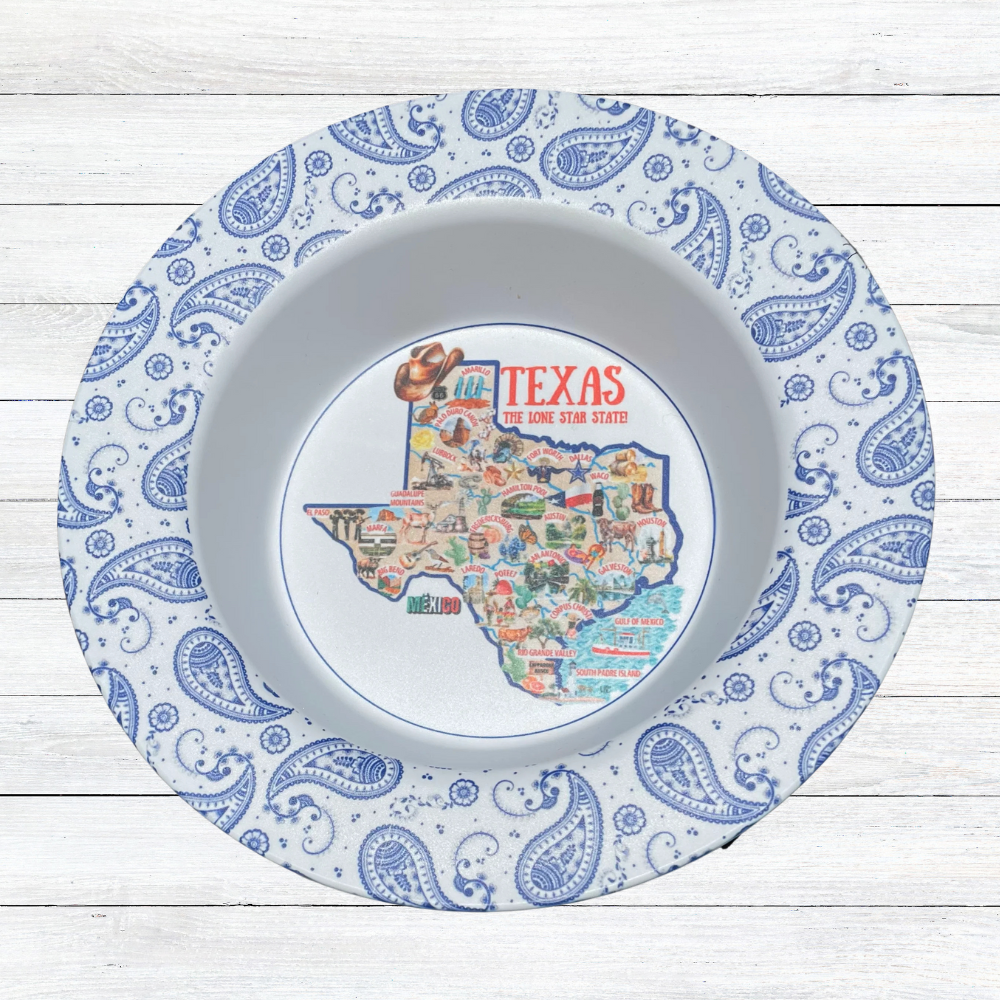 “Texas Pride Collection” bowls