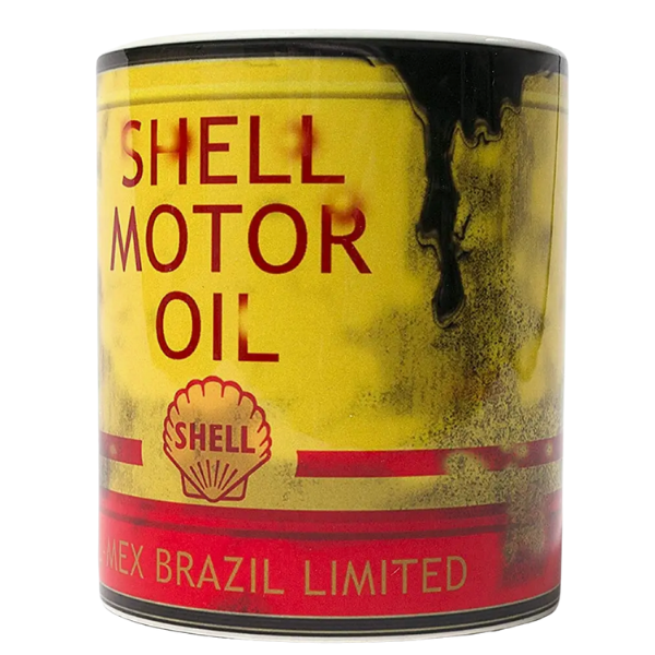 Shell Motor Oil Can 11 oz. Coffee Mug