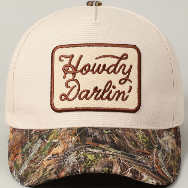 Howdy Darlin' Embroidery Patch Cap