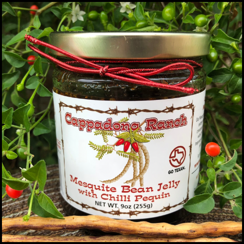 Spicy Mesquite Bean Jelly with Chilli Pequin – Texas Gift from South Texas