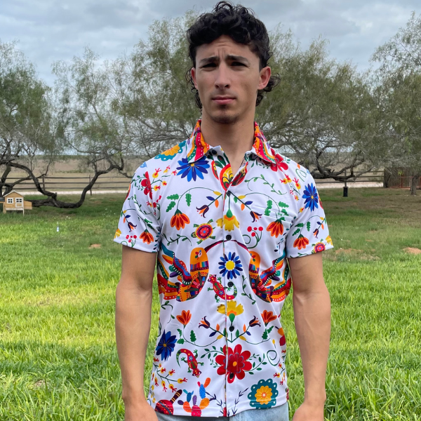 "OTOMI SHIRT"- : Full Button Down Performance Shirt with Pocket