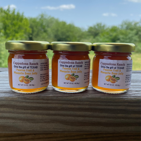 Passion Fruit & Mesquite Bean Jelly 1.5oz (Set of 3)
