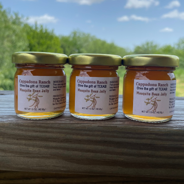 Cappadona Ranch Mesquite Bean Jelly 1.5oz (Set of 3)