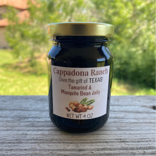 Handcrafted Texas jelly made with mesquite beans and tamarind