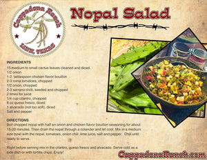 Nopal Salad Recipe