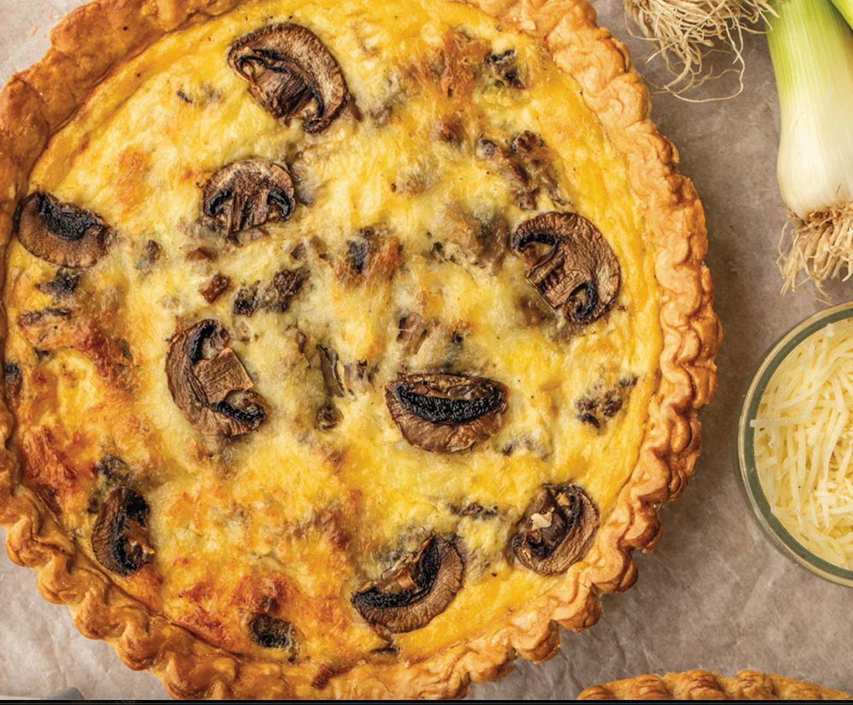 Quiche two ways (Cappadona Ranch Gluten-Free Crust)
