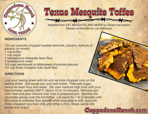 Texas Mesquite Toffee Recipe