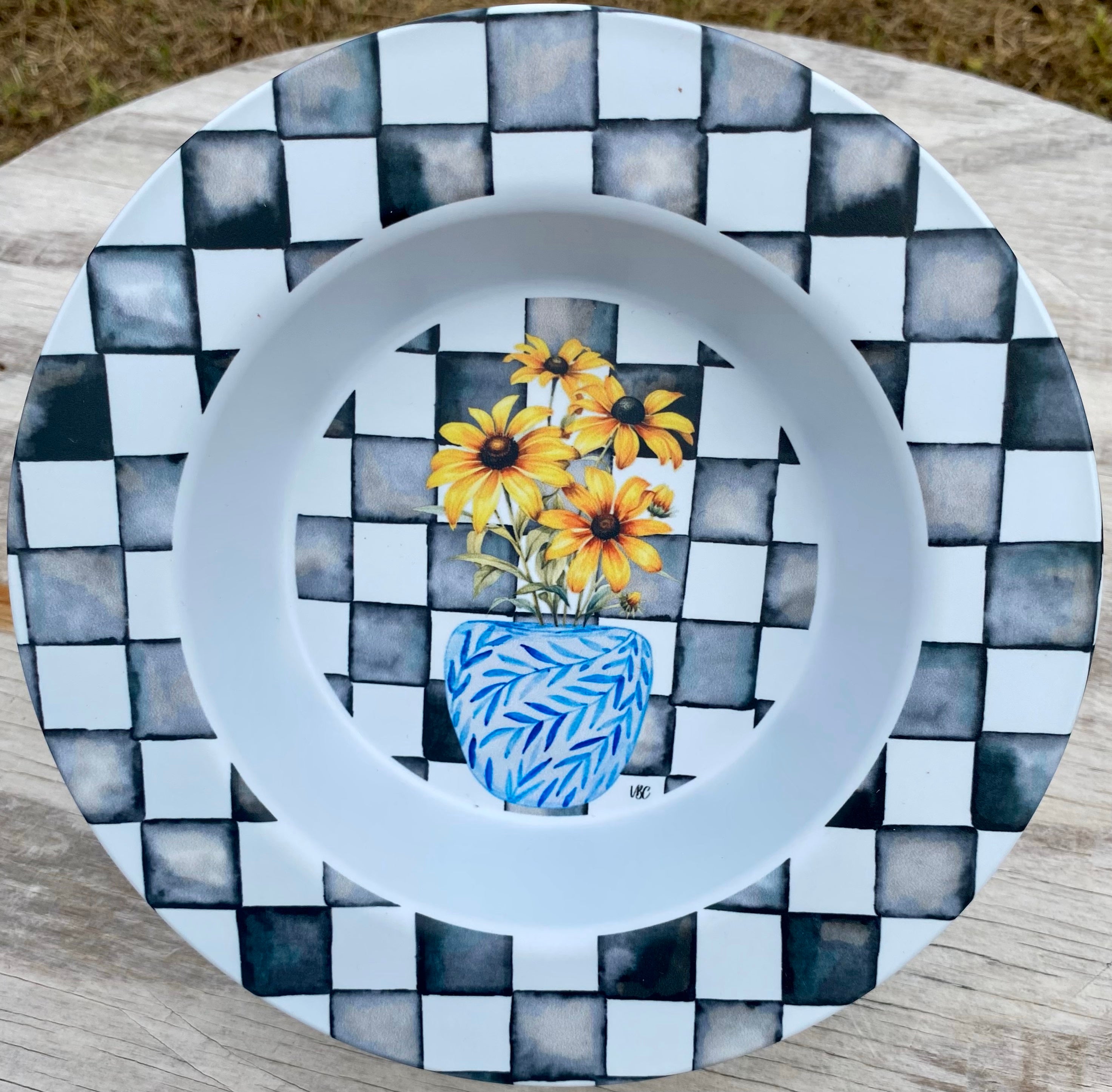 Black-Eyed Susan Bowl - Wild Texas Blooms Collection