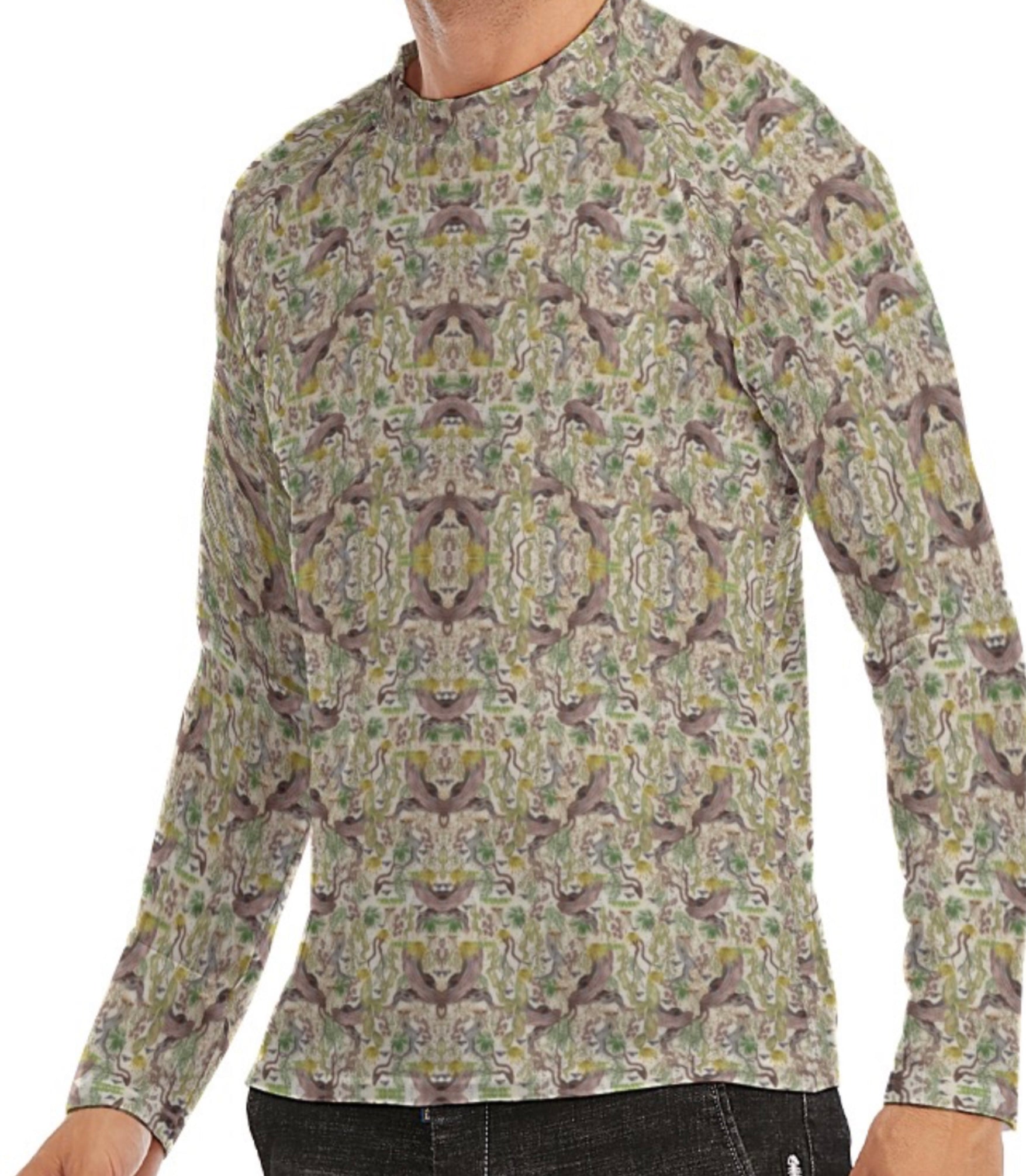 "Brushland Frontier"- Classic: Men's Long Sleeve Hydro Shirt