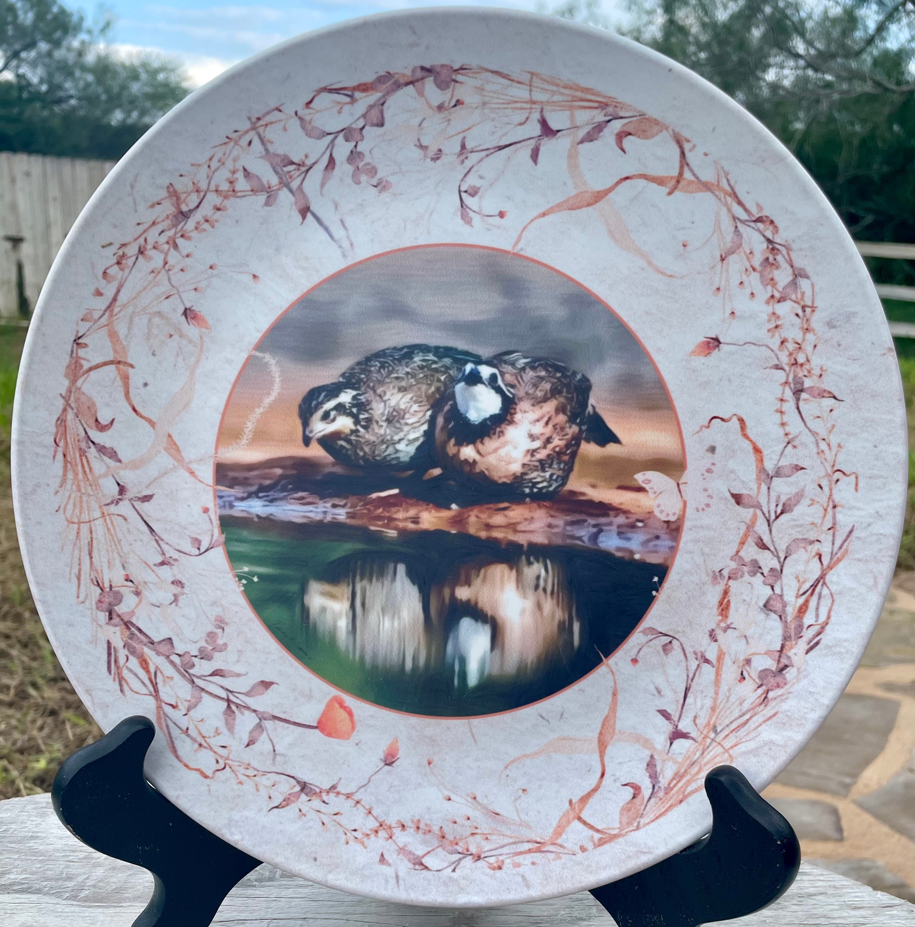 Quail Trails of Texas Plate Set