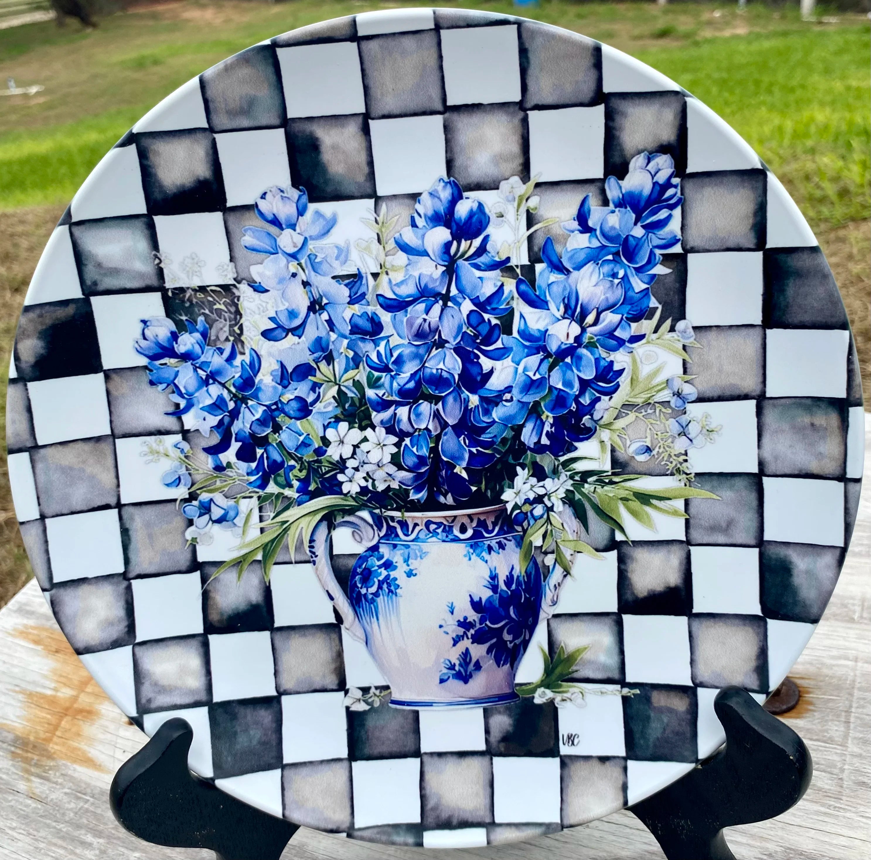 Bluebonnet Dinner Plate – Wild Texas Blooms Collection