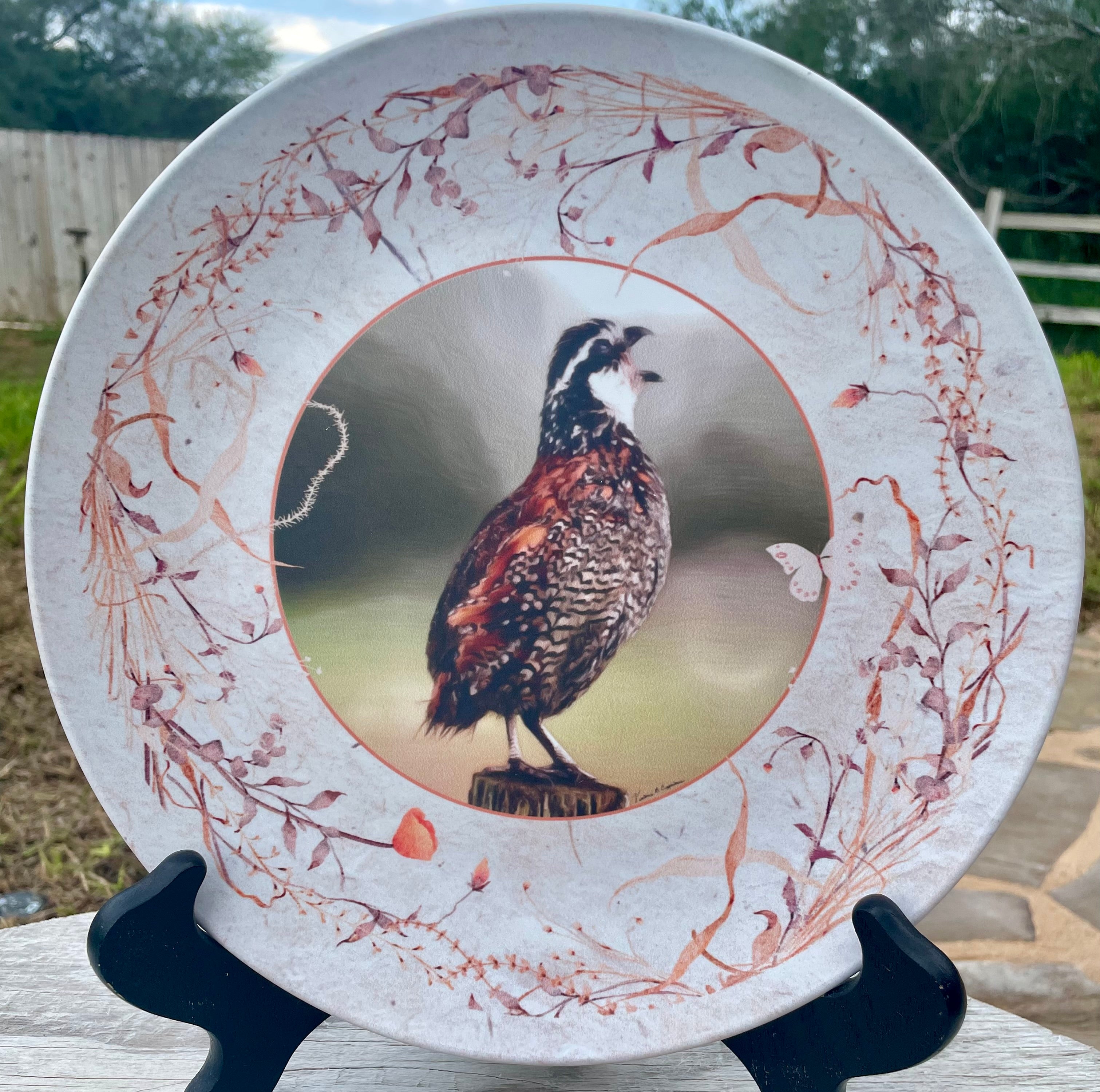 Quail Trails of Texas Plate Set