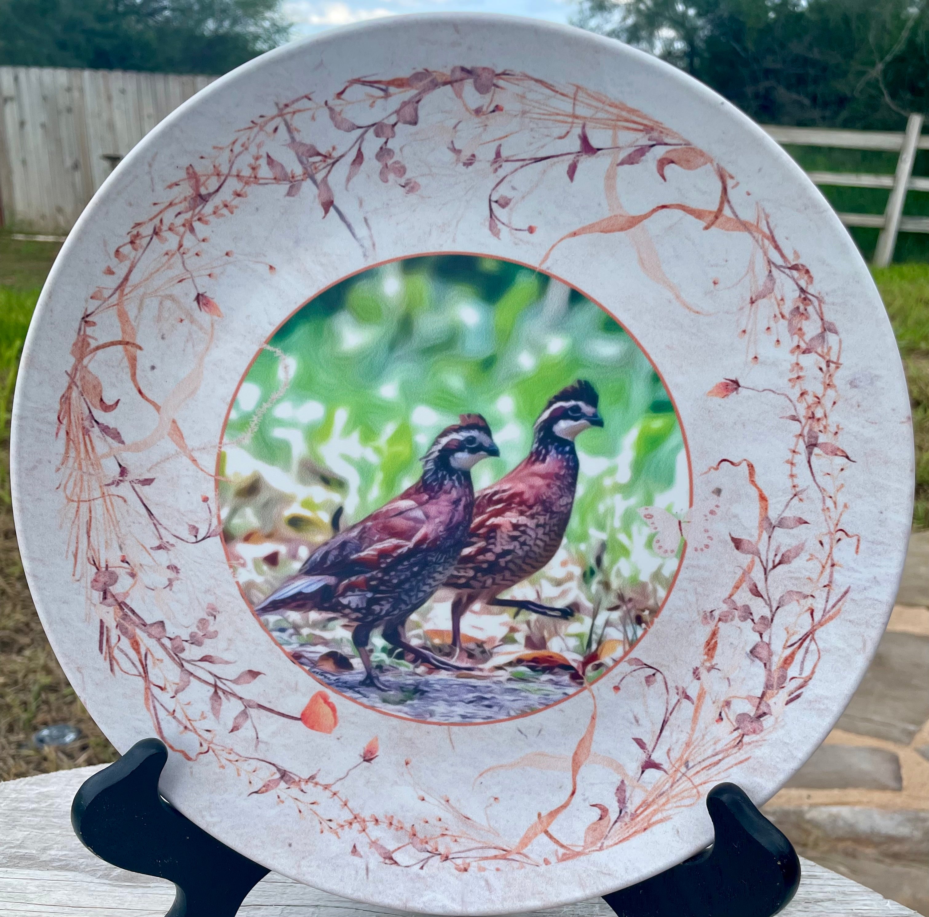 Quail Trails of Texas Plate Set