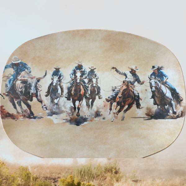 Texas Riders Collection Platter