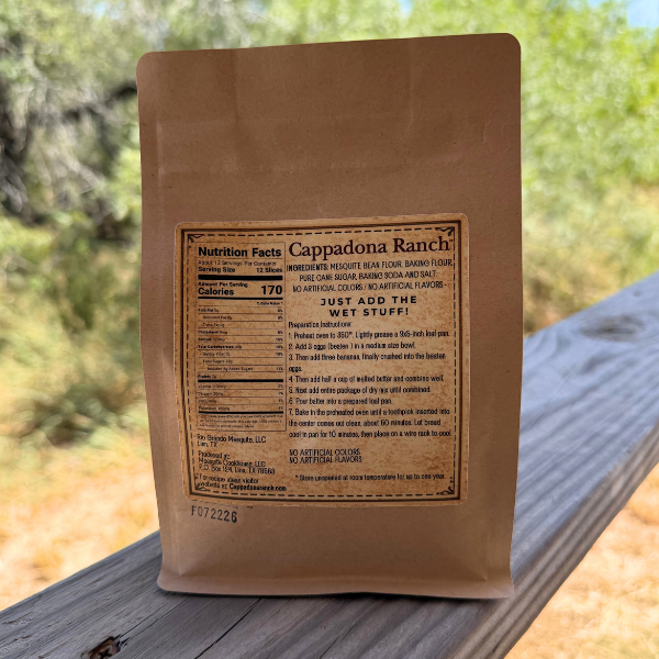 Mesquite Bean Banana Bread Mix