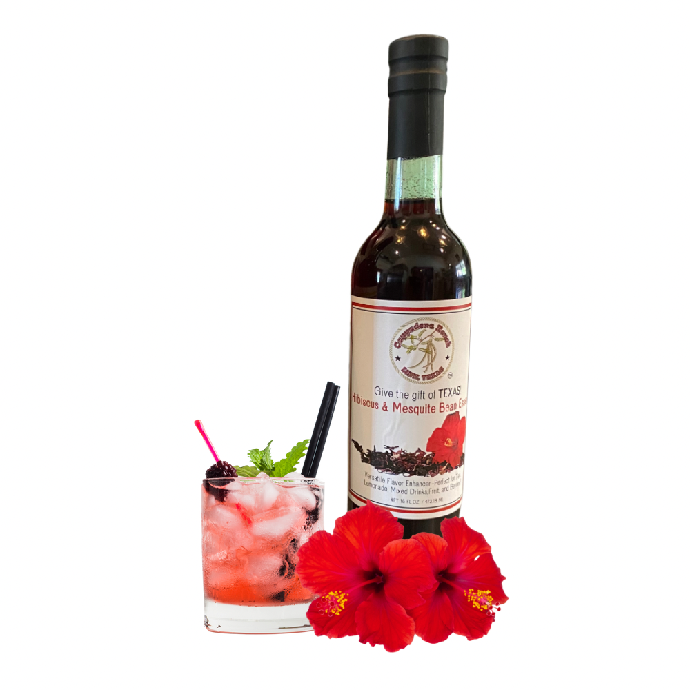 Hibiscus & Mesquite Bean Essence – Floral, Tart & Smoky Flavor Extract