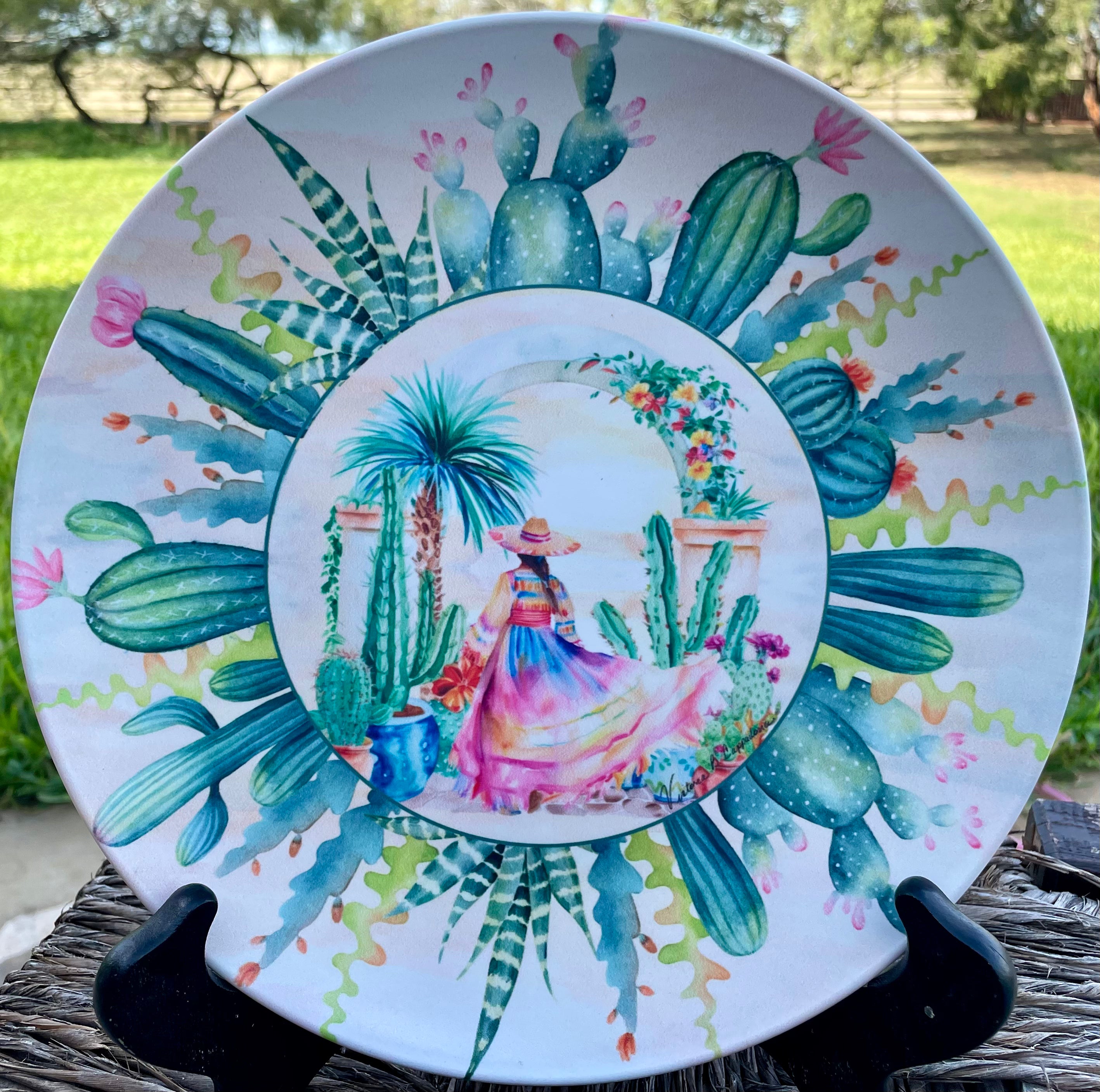 Fiesta de Flores Plate Set