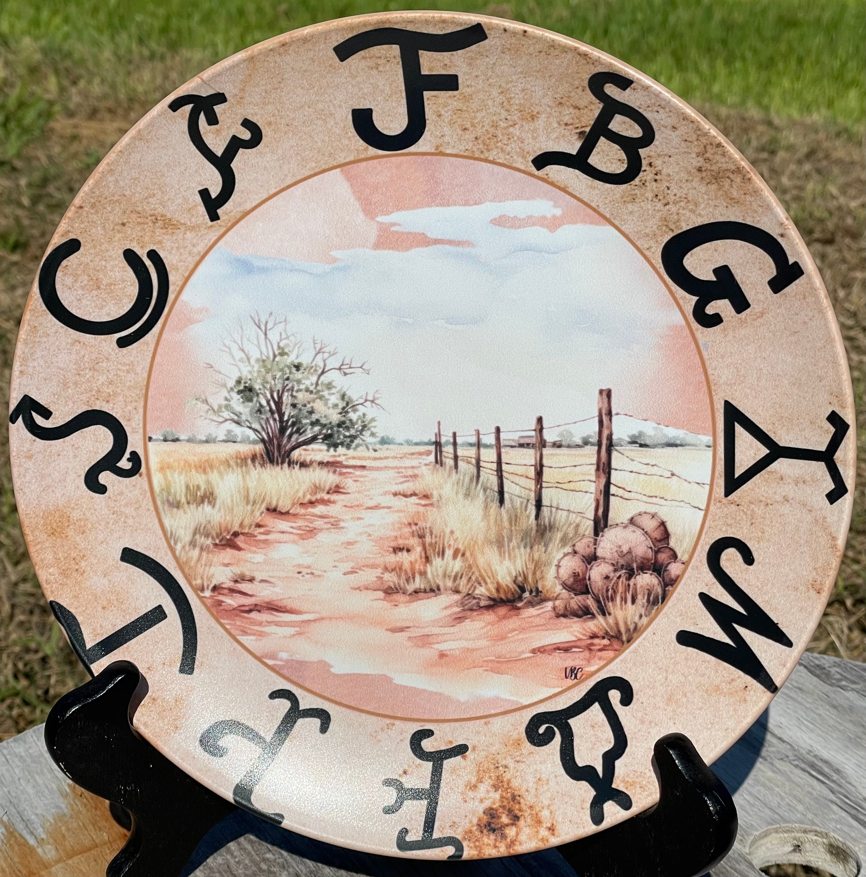 Echoes of La Reforma Ranch 10" Plates