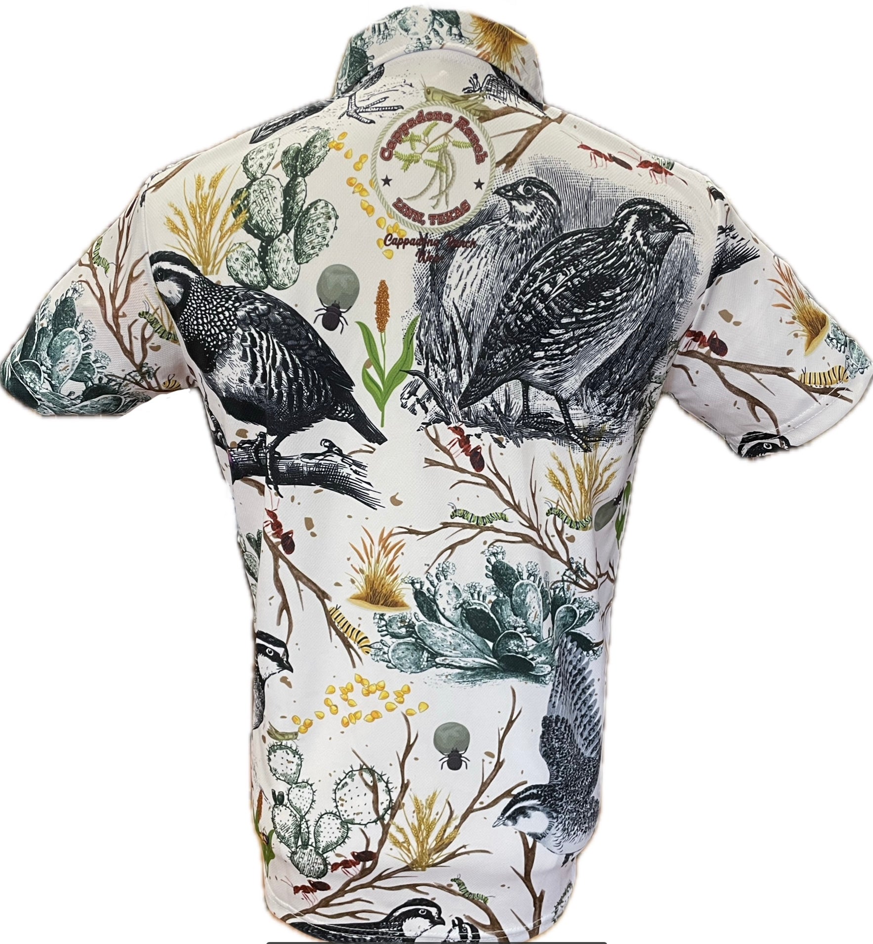 "Bobwhite Quail Polo Shirt": Men's Polo Shirt Sport