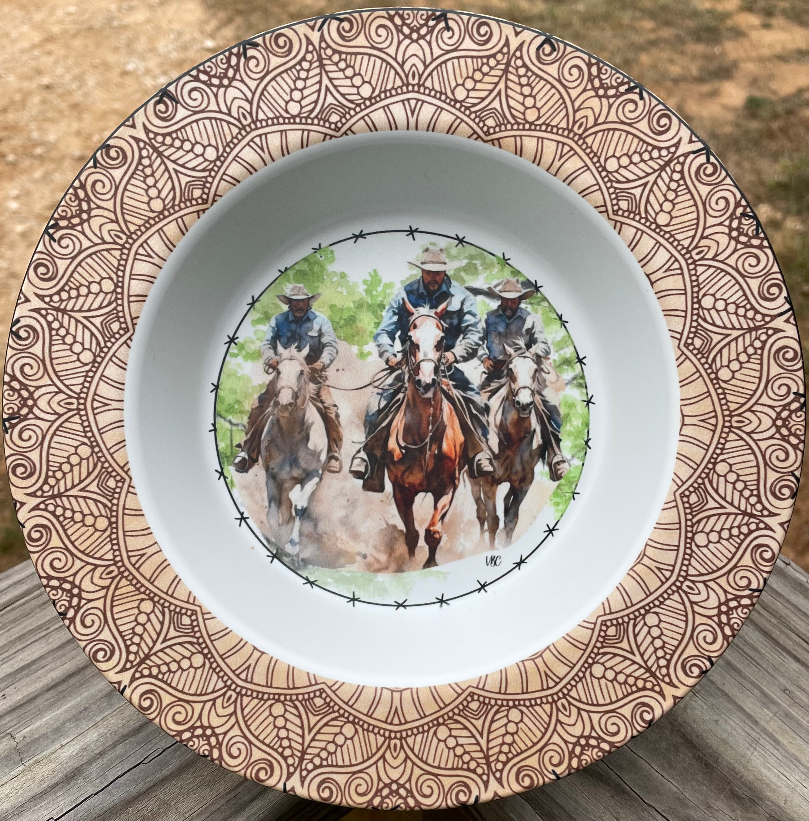 Texas Riders Collection 8.5" Bowl Set (4-Piece)