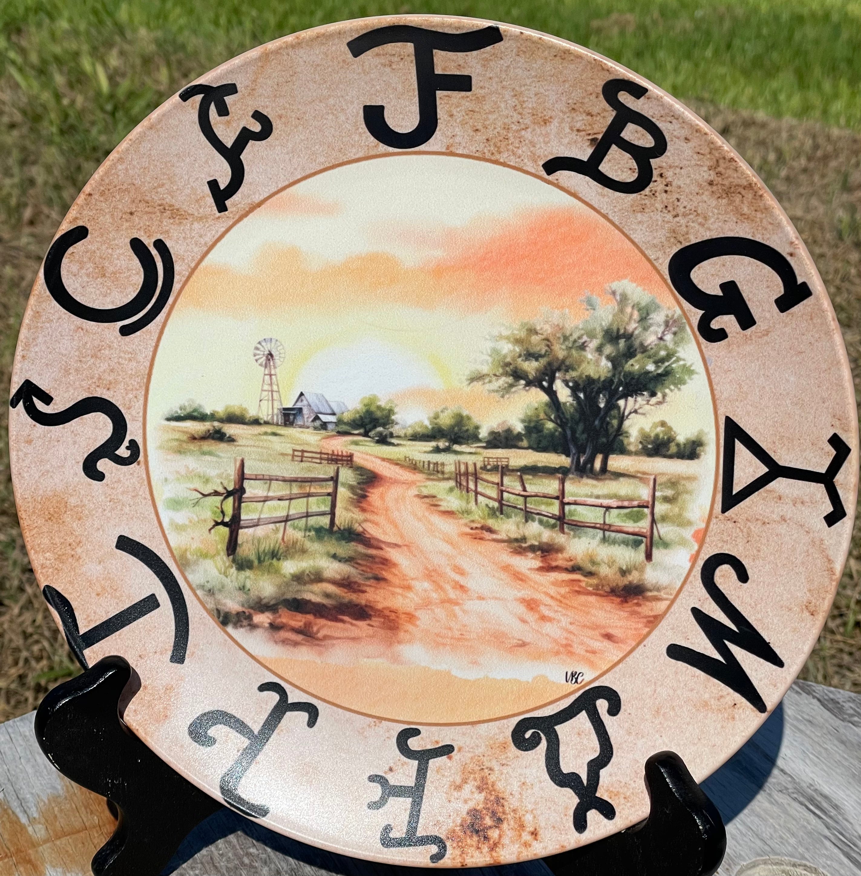 Echoes of La Reforma Ranch 10" Plates