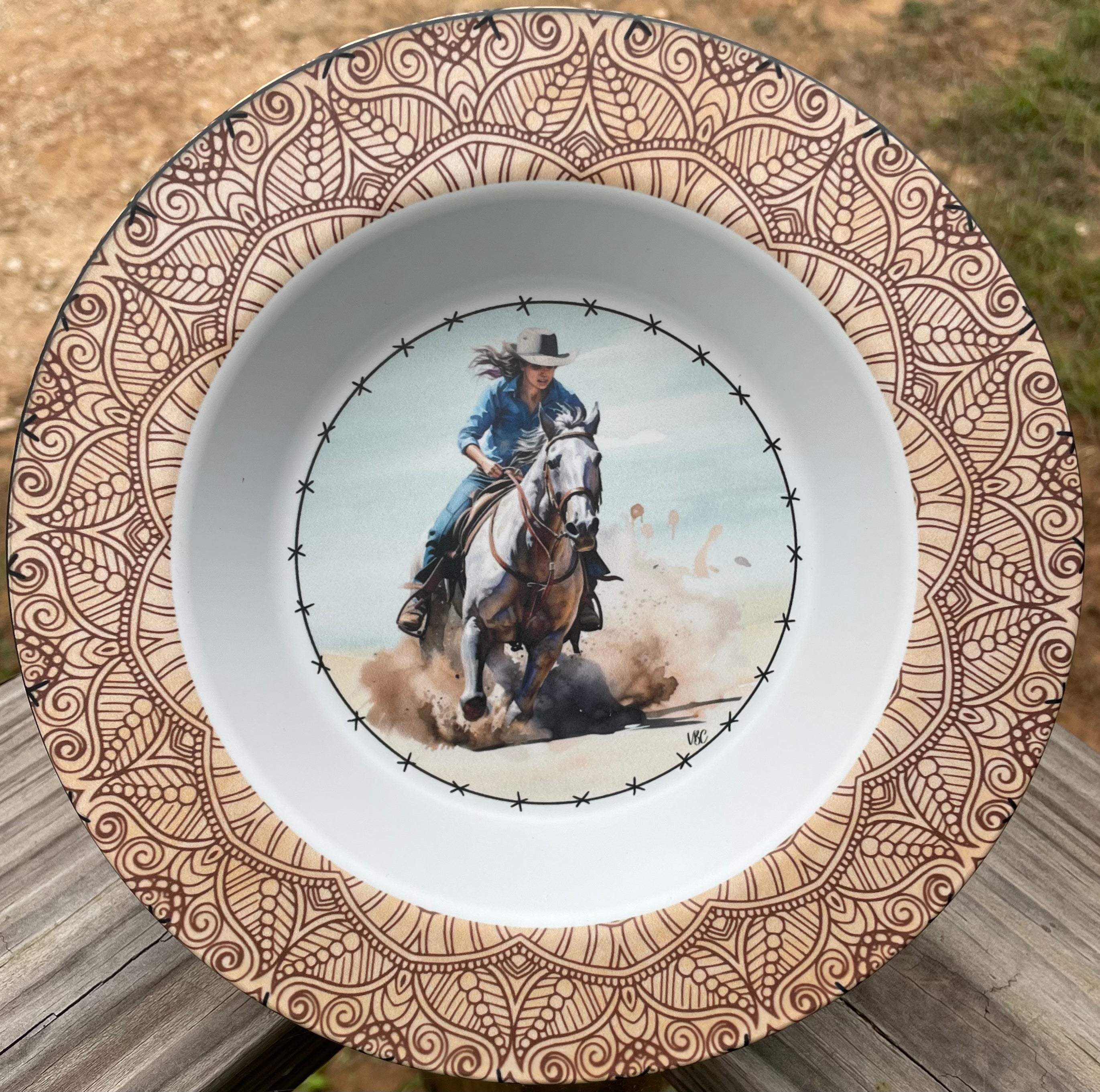 Texas Riders Collection 8.5" Bowl Set (4-Piece)