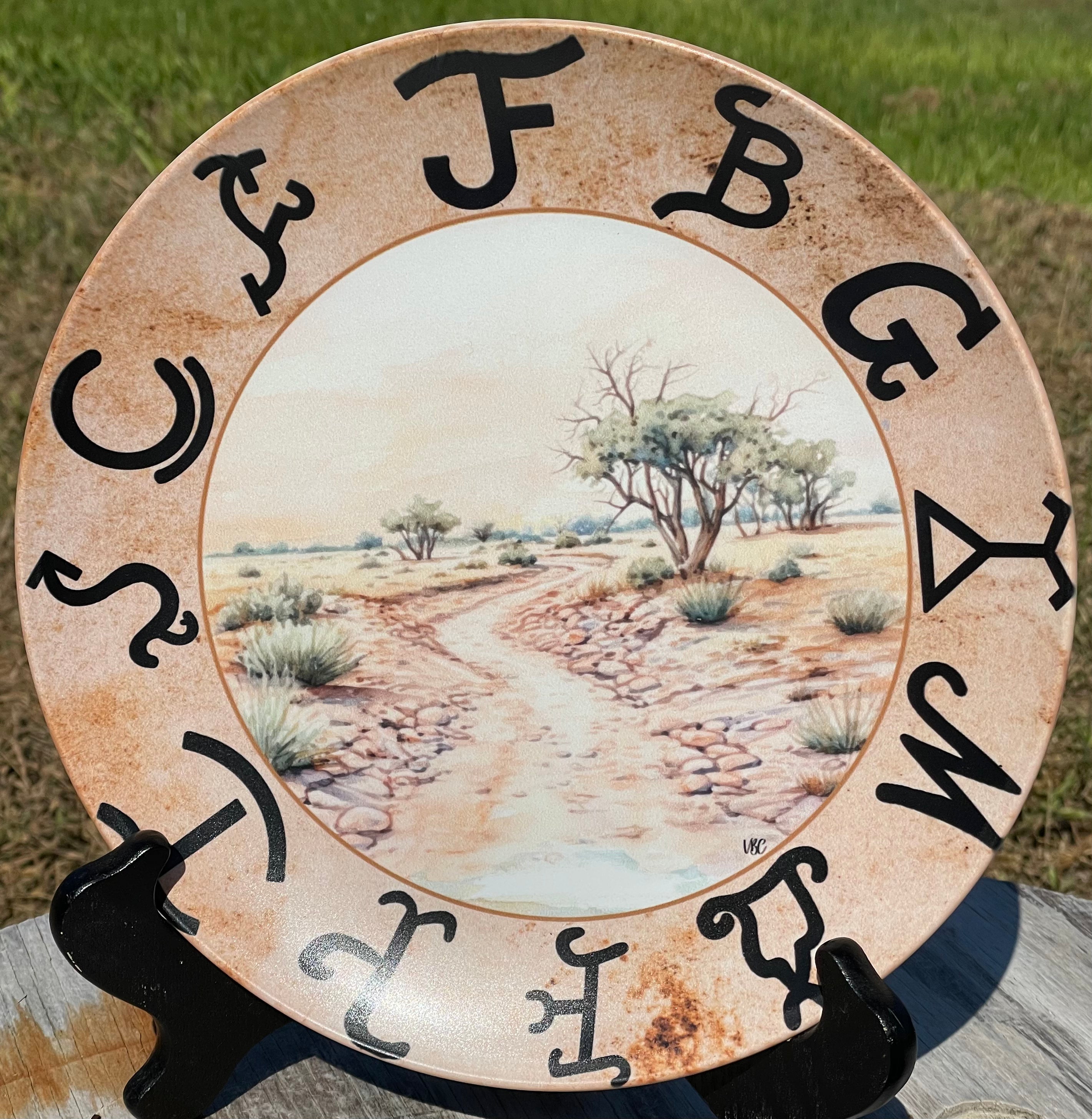 Echoes of La Reforma Ranch 10" Plates