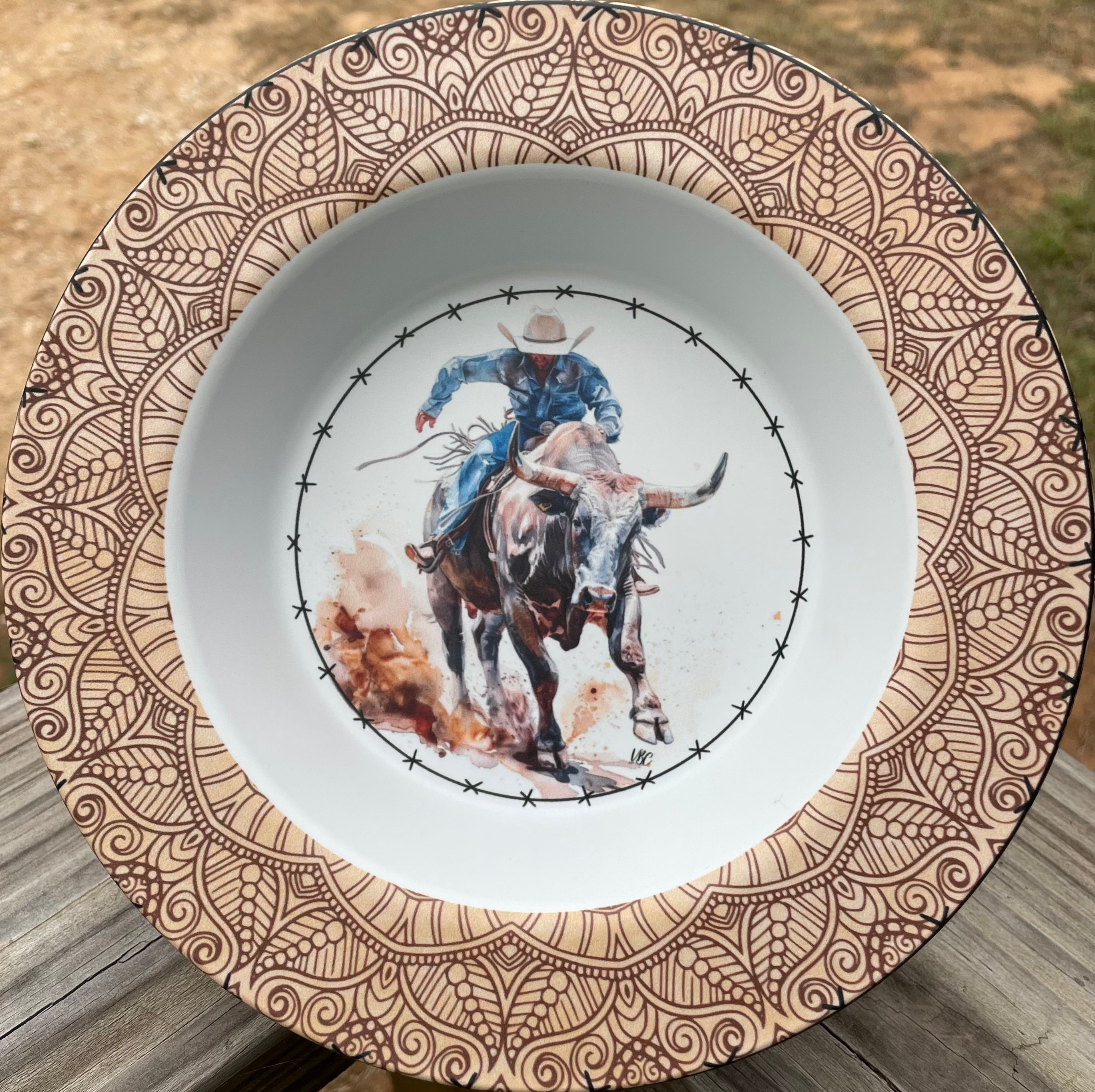 Bull Riding Bowl – Texas Riders Collection
