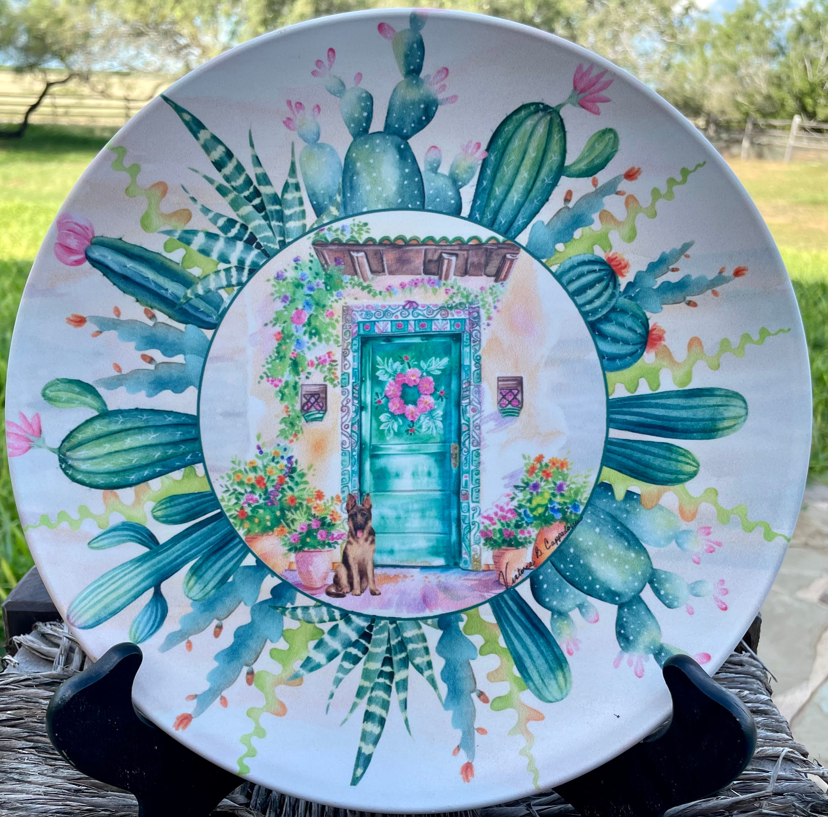 Fiesta de Flores Plate Set