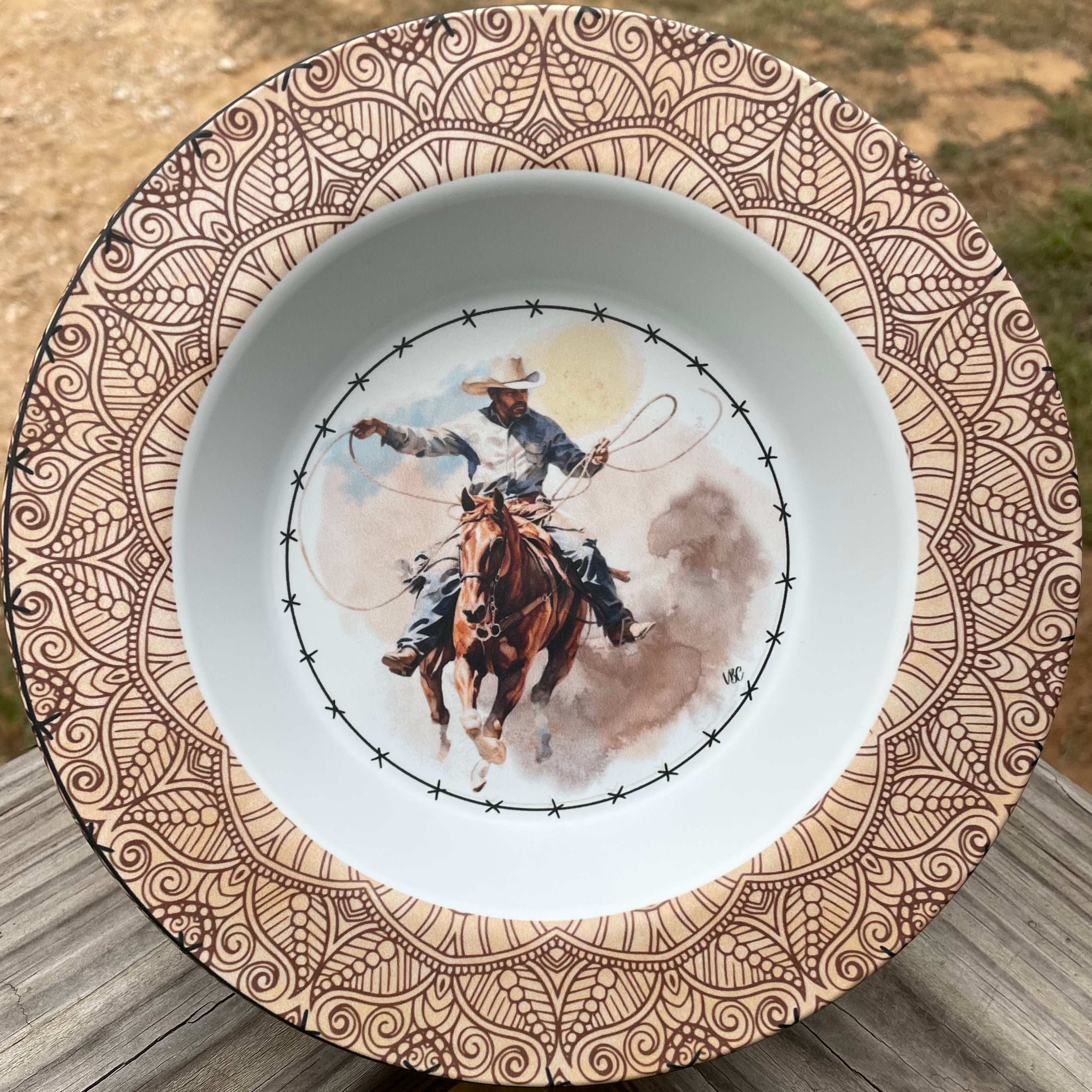 Texas Riders Collection 8.5" Bowl Set (4-Piece)