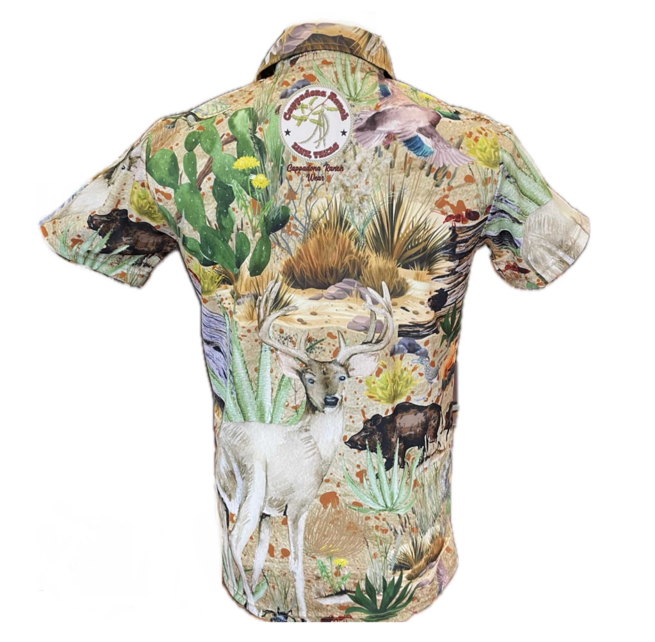 "RIO COUNTRY CAMO"- Full Button Down Performance Shirt