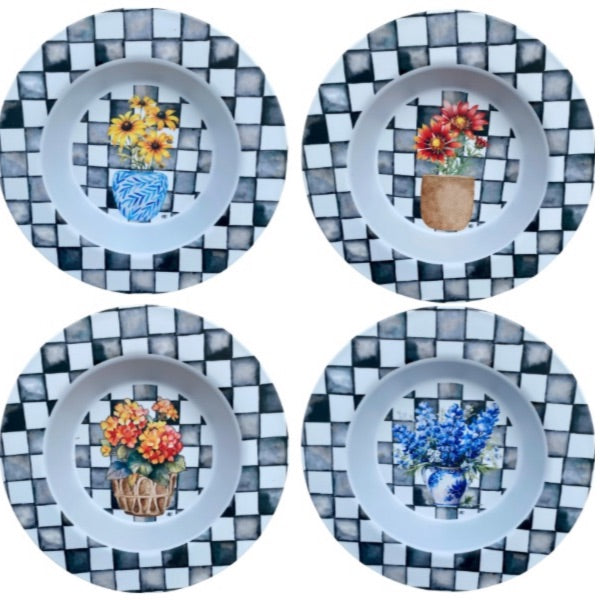 Wild Texas Blooms Bowl Set (4-Piece)