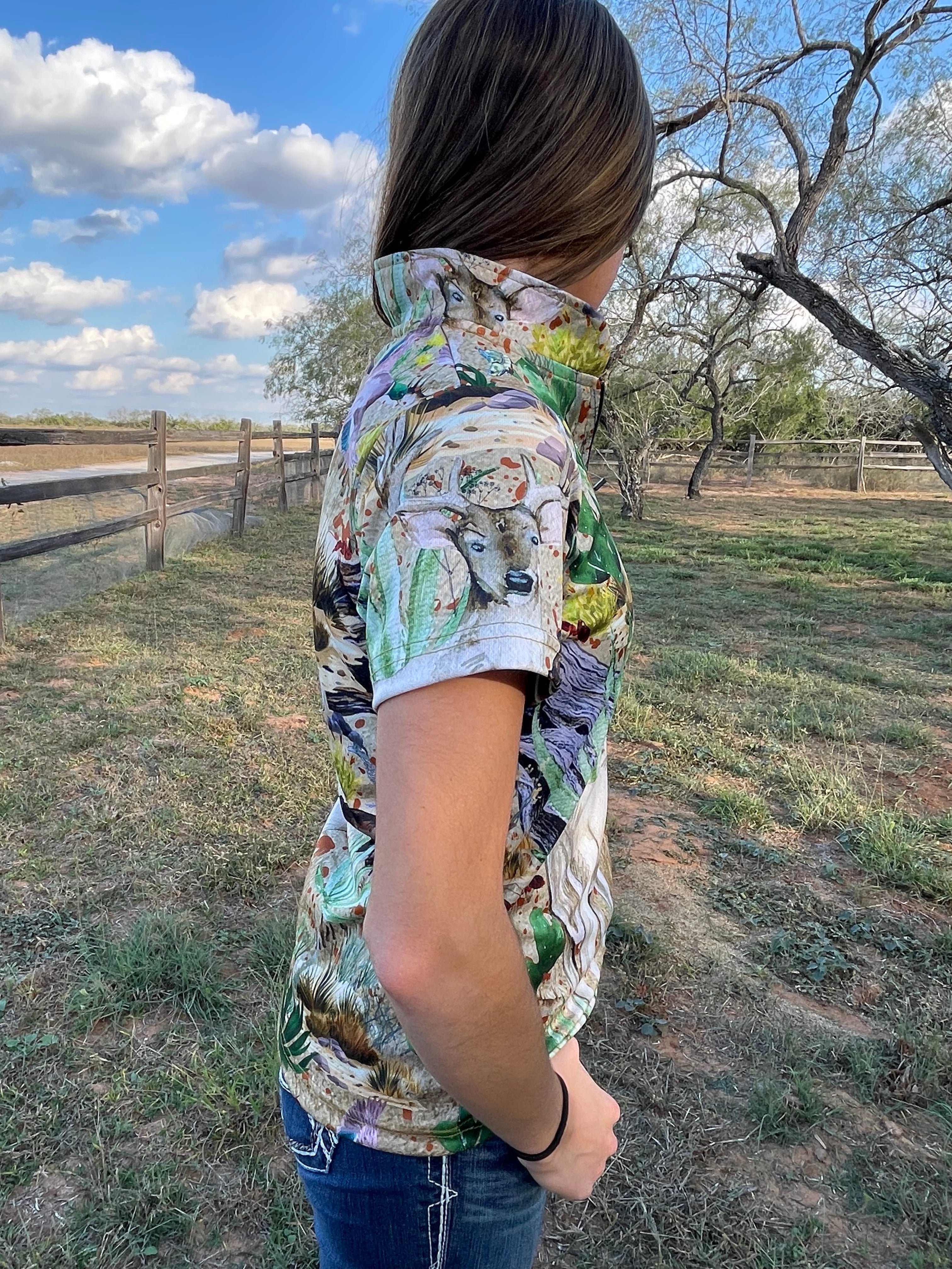 "Rio Country Camo" -Woman's Polo with Zipper