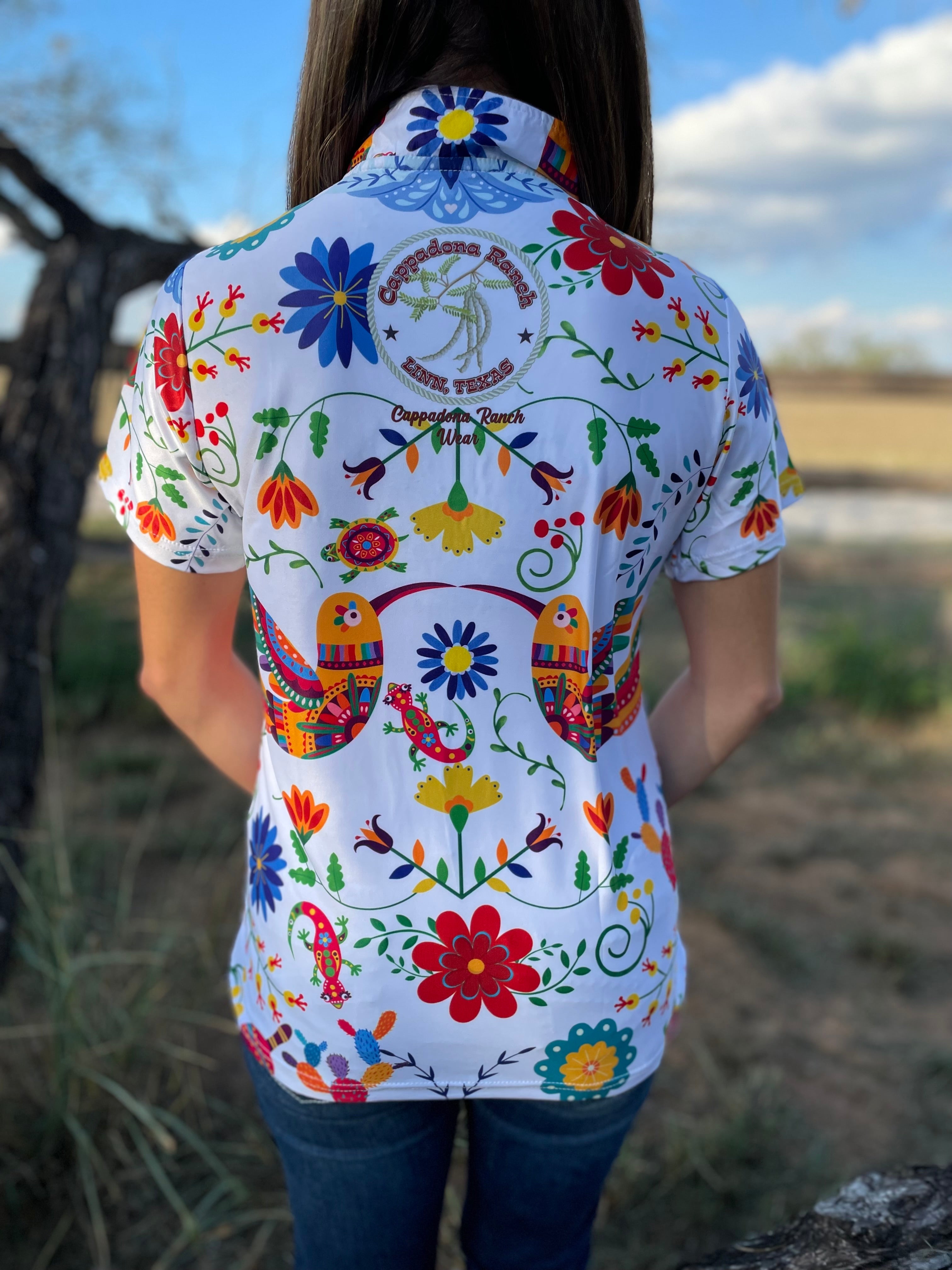 "Otomi"- Woman's Polo with Zipper