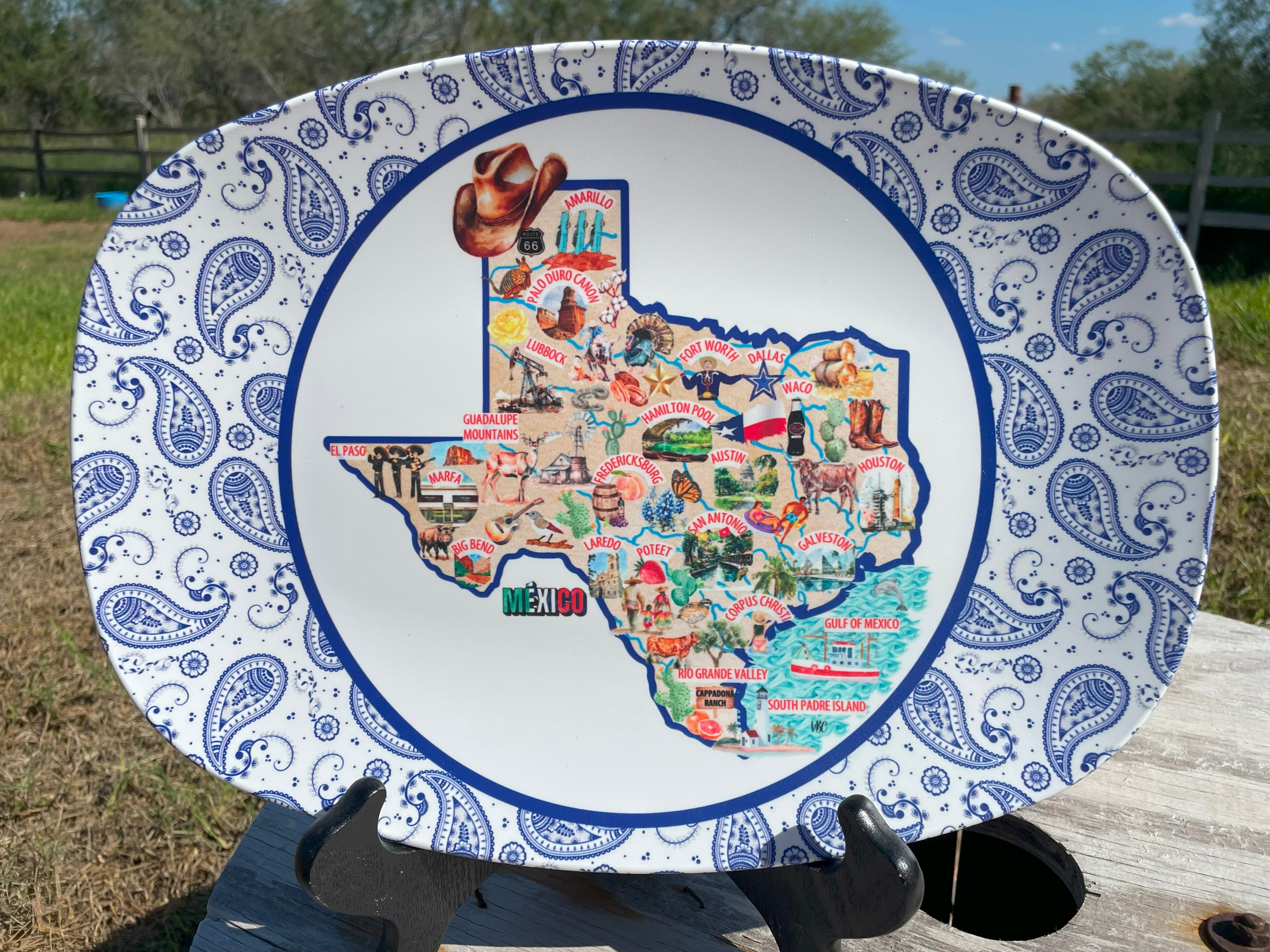 Texas Pride Collection Serving Platter