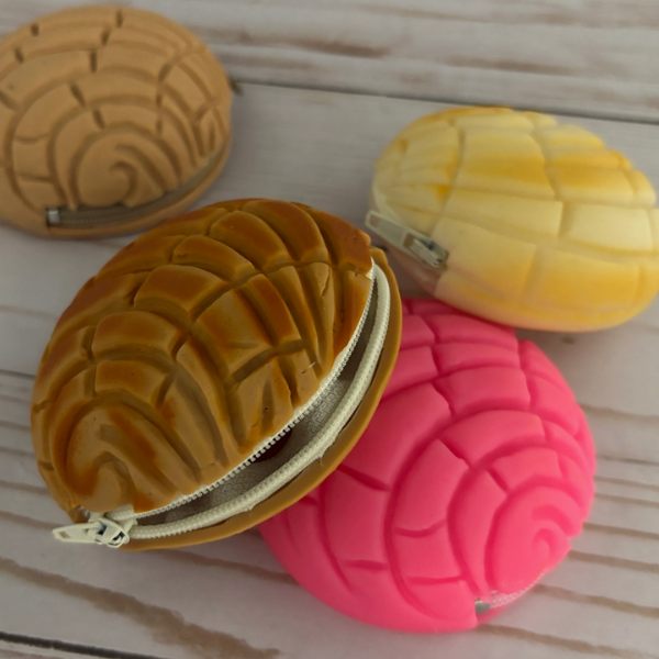 Mexican Bread Concha Coin Purse
