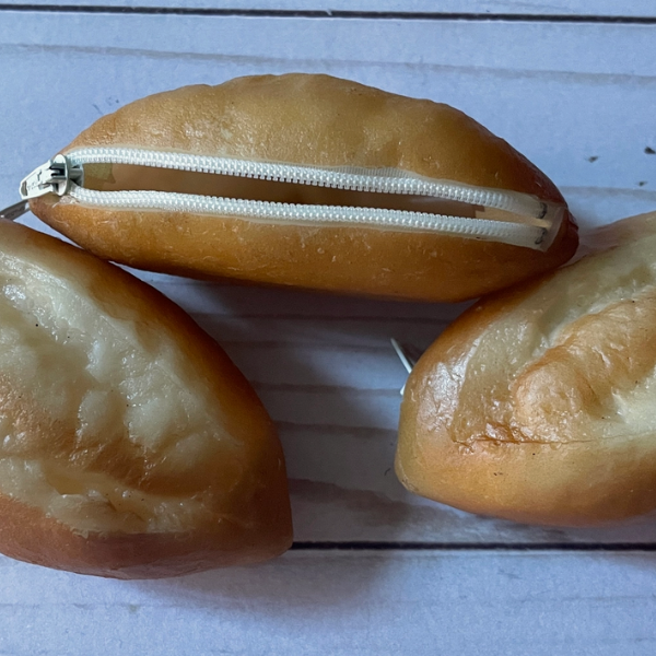 Mexican Bread Bolillo Coin Purse