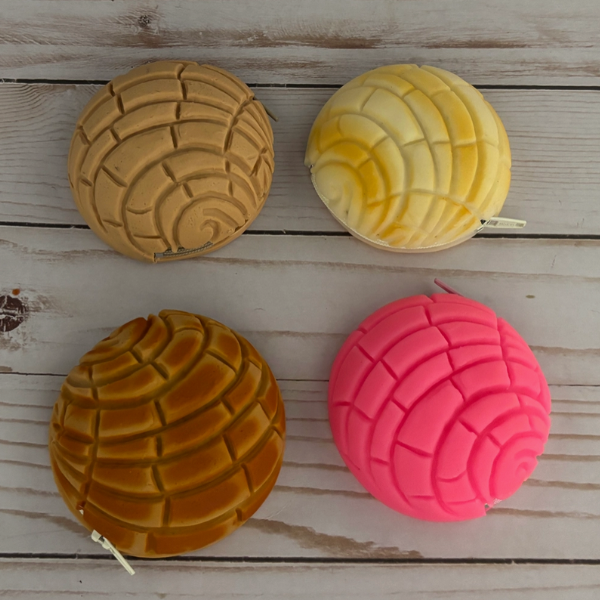 Mexican Bread Concha Coin Purse