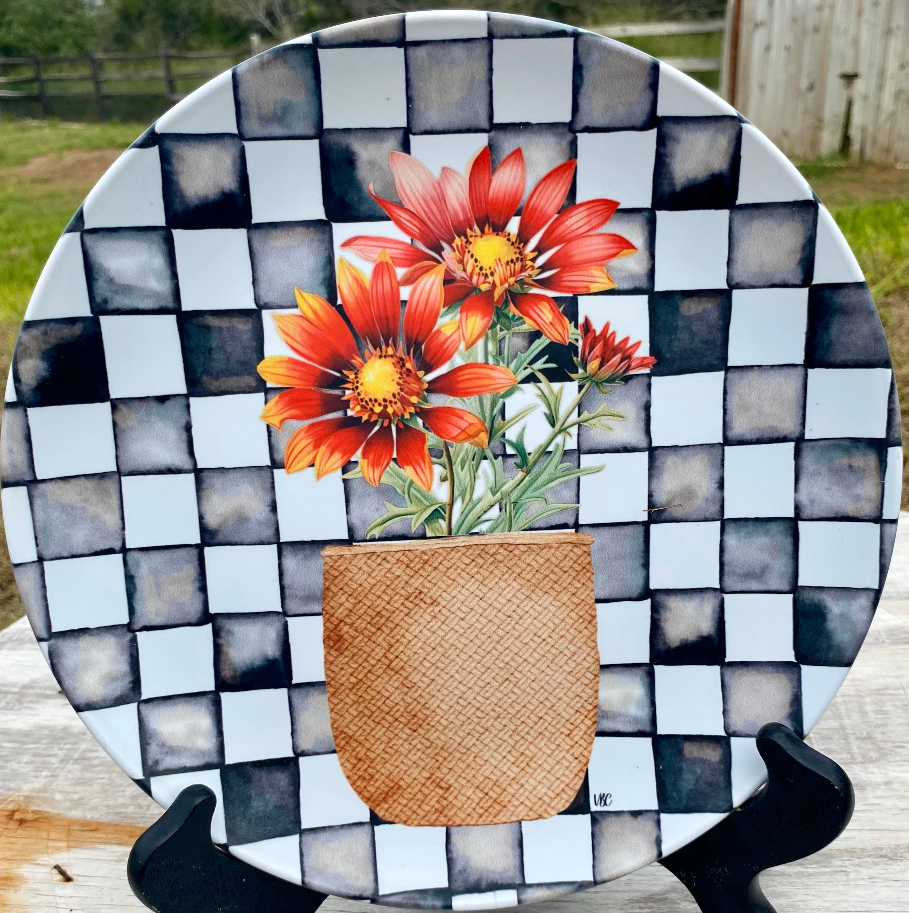Indian Blankets Dinner Plate – Wild Texas Blooms Collection